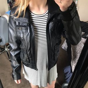 Leather jacket